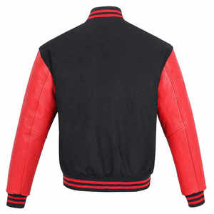 แจ็กเก็ตเลตเตอร์แมนทีมตัวแทนมหาวิทยาลัยแจ็กเก็ตเบสบอลทนทานขายดี - Product Image 4