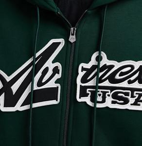 Vente flash d'automne : sweat-shirts à capuche à fermeture éclair pour hommes, 100 % coton, manches longues, couleurs personnalisées, tailles, techniques de lavage avec logo personnalisé - Product Image 4