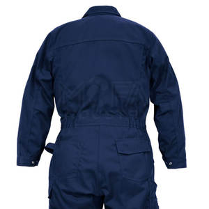 Uniforme de trabajador de construcción de grado industrial con material resistente al fuego y acentos reflectantes para cumplimiento y seguridad - Product Image 5