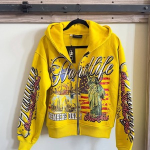 Sudadera con Capucha Personalizada con Envío Gratuito, 100% Algodón, Sudadera Gruesa de Estilo Urbano con Cierre, Impresión DTG, Sudadera de Felpa Francesa de 500 g/m² - Product Image 2