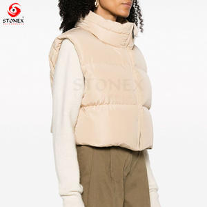 Chaleco acolchado con cremallera para mujer de calidad superior, chaleco acolchado elegante hecho a medida al por mayor, chaleco duradero con diseño personalizado - Product Image 3