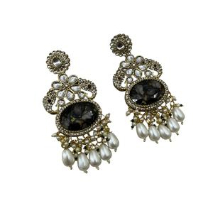 2025 Latest Design Beaded Earrings at the <b>Back</b> Best Jewellery Supplier From India - Product Image 1
