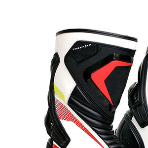 Zapatos de carreras de cuero de vaca de grano superior 2024, cómodos zapatos de cuero genuino para motocicleta hasta la rodilla, goma plana impermeable - Product Image 5