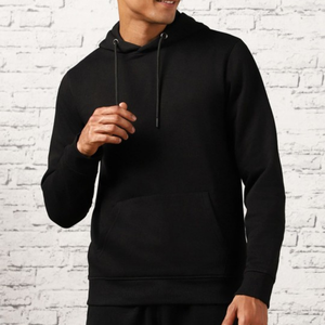 เสื้อสเวตเตอร์แบบมีฮู้ดสำหรับผู้ชายเสื้อสเวตเตอร์แบบมีฮู้ดผ้าคอตตอนออกแบบโลโก้ได้ตามต้องการ - Product Image 1