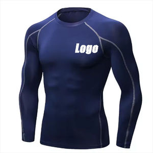 OEM <b>BJJ</b> <b>Rashguard</b> Men Compression Top Long Sleeve MMA No-Gi Training Wear Anti-UV UPF50+ Jiu Jitsu Made in Pakistan - Product Image 6