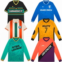Maillot de football pour homme personnalisé, imprimé par transfert thermique, respirant, à séchage rapide, écologique, extensible dans quatre directions, col en V, tissu personnalisé