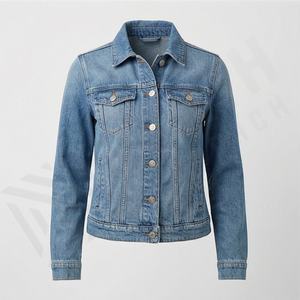 Denim Jacket Refined Fashion Outerwear Comfortable Stylish Coat Premium Quality Apparel Lifestyle Streetwear Style High Fashion - Product Image 1