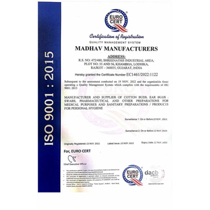 GLISS Premium, Hisopos de Algodón 100% Puro, Cabezales de Algodón Orgánico, Desechables, para Limpieza de Oídos, Maquillaje y Belleza, 100 Unidades, Blancos - Product Image 2