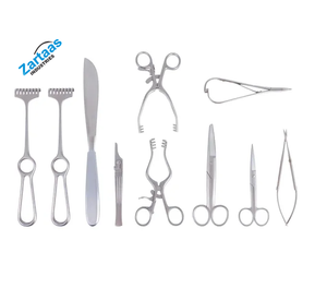 ชุดเครื่องมือผ่าตัด10ชิ้นทำจากสเตนเลสสตีลผู้ผลิตและส่งออก - Product Image 6