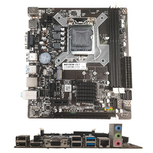 PCWINMAX Placa Base Económica para Computadora <span class=keywords><strong>H81</strong></span>, LGA1150, DDR3, Doble Canal, 16GB, Micro ATX, Nueva para PC de Oficina y Escritorio - Product Image 1