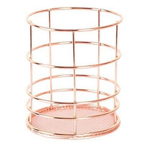 Paniers de rangement élégants dorés pour la maison Panier de rangement de comptoir en gros Organisateur en métal Stockage de chiffons - Product Image 1