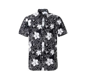 Meilleures ventes Chemise hawaïenne de plage d'été à manches courtes/Chemises hawaïennes personnalisées à poitrine et respirante avec OEM - Product Image 2