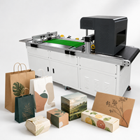 Automatischer Einweg-Papiertüten-Drucker Hochgeschwindigkeits-Digitaldruckmaschine für Kraftpapier-Einkaufstaschen Lebensmittelverpackungen