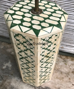 Lámpara de Incrustaciones de Hueso Premium, Lámpara de Mesa de Diseño Hecha a Mano para Sala de Estar, Dormitorio y Decoración de Hoteles, Tradebyd - Product Image 2