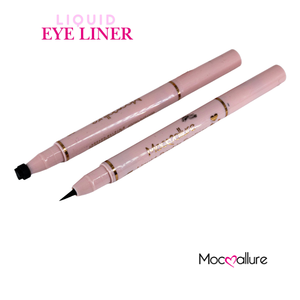 Eyeliner liquido doppio, impermeabile, a lunga durata, con punta fine e applicatore a forma di cuore - Product Image 2