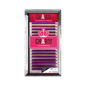 CharmLash Fournitures pour techniciens des cils Vente en gros Extensions de cils individuelles Emballage personnalisé de boîte à cils Glamour Diverses nuances Radiantes - Product Image 5