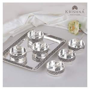 Service de table en laiton argent naturel poli ustensiles de cuisine accessoires personnalisés faits à la main au prix le plus bas - Product Image 3