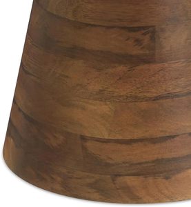 Mesa de Centro Moderna Hecha de Madera de Teca Sólida de Alta Calidad con Acabado Marrón para Muebles de Sala de Estar. - Product Image 5