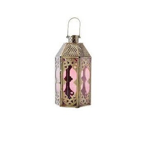 Grande lanterne à bougie antique de style marocain Ins, faite à la main en verre et en métal, pour la décoration intérieure, les mariages, les occasions de Noël en plein air - Product Image 6