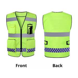 Chaleco de Seguridad de Alta Visibilidad con Malla Transpirable, Tiras Reflectantes, Multibolsillos, Ropa de Trabajo de Primera Calidad para Construcción y Tráfico - Product Image 2