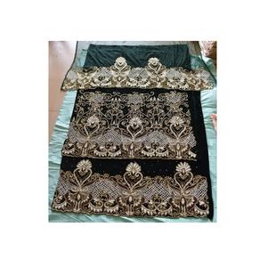 Alta demanda tela bordada DIY hecho a mano somalí George Wrapper para mujer vestido de boda a la venta - Product Image 1