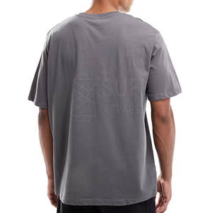 เสื้อยืดผู้ชายทรงโอเวอร์ไซส์ ผ้าคอตตอนถัก 100% ขนาดสั่งทำพิเศษ - เป็นมิตรกับสิ่งแวดล้อม ระบายอากาศได้ดี แห้งเร็ว แขนสั้น ผลิตตามสั่ง คุณภาพสูง - Product Image 3