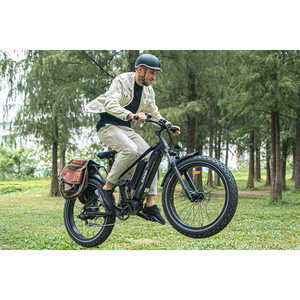 Bicicleta Eléctrica HAOQI Cheetah con Suspensión Completa - Batería Certificada de 16Ah+9Ah Verde Ejército/Negro Obsidiana - Product Image 4