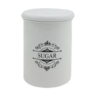 Boîte en métal personnalisée à thé avec couvercle pot de stockage de conception moderne antique pour ustensiles de cuisine décoratifs faits à la main - Product Image 2