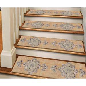 Alfombra con Estampado Étnico - Tapetes Modernos para Escaleras en Color Naranja Desgastado, Goblen - Product Image 3