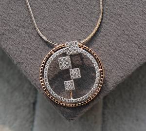 IGI Certifié 18K Or Rose Diamant Naturel Pendentif Boucles D'oreilles Ensemble Élégant Bijoux De Mariée Authentique Poinçonné Femmes De Luxe - Product Image 2