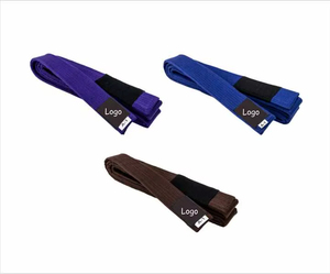 Conjuntos de Cinturones de Karate, Colores y Logotipos Personalizados, 100% Algodón, Ropa de Artes Marciales BJJ, Venta al por Mayor - Product Image 4