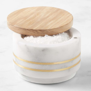 Marble <b>Salt</b> and Sugar Bowl <b>Set</b> Good Quality Round Shape Solid Marble Kitchenware Accessories at Good Price - Product Image 4