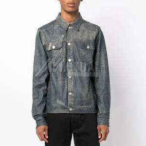 Chaqueta de cuero de nuevo estilo para hombres con chaqueta de cuero desmontable Streetwear Look para trajes Casuales - Product Image 2