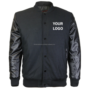 Chaqueta Letterman con Logotipo Personalizado para Hombre, Chaqueta de Béisbol Varsity, Chaqueta de Béisbol Letterman de Lana con Logotipo Bordado al por Mayor - Product Image 1