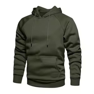 Sweat à capuche zippé pour homme, personnalisable avec logo, effet vintage, imprimé délavé à l'acide, 100% coton de haute qualité, motif uni, broderie, hiver, 300g - Product Image 4