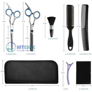 Juego de tijeras de corte de pelo, tijeras de corte de pelo de peluquero, herramientas de peluquería de acero inoxidable para OEM y venta al por mayor - Product Image 2