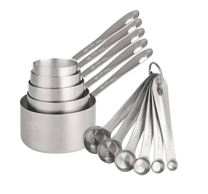 Fabricación Cuchara medidora de acero inoxidable Excelente calidad Cucharas medidoras de café de acero inoxidable Mejor precio - Product Image 1