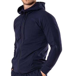 Nouveau sweat à capuche zippé pour homme, qualité supérieure, personnalisé, hiver, 100% coton, effet vieilli, coupe courte, respirant, impression numérique, 2 pièces - Product Image 2