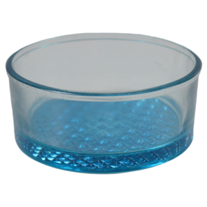 Frascos de Vidrio Redondos para Galletas, Recipientes con Acabado de Color, Diseño Interior con Múltiples Formas, Frascos para Frutos Secos, Tendencia en Tazones de Diseño - Product Image 1