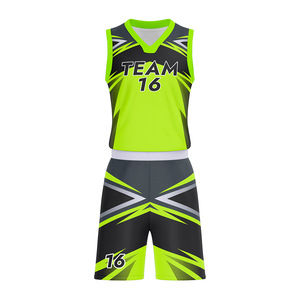 Ropa de baloncesto personalizada de alta calidad de secado rápido, transpirable, impresa digitalmente, conjuntos de camisetas de baloncesto reversibles para hombres y jóvenes - Product Image 5
