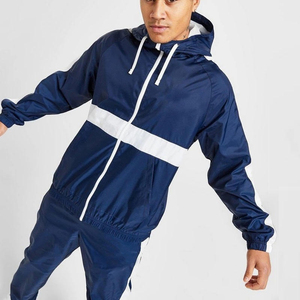 Ensemble de survêtement décontracté 2 pièces pour homme, coupe-vent, en molleton 100 % coton, séchage rapide, respirant, anti-rétrécissement, élastique – Vente en gros OEM - Product Image 2