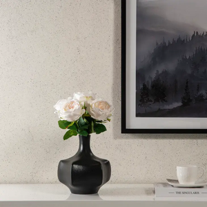 Modern minimalist metal decor vase for timeless interiors metal decor vase for upscale home and office decor - Product Image 4