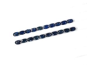 Haute qualité 100% saphir bleu naturel chauffé 3x5mm coupe ovale bleu profond meilleur prix pierre précieuse en vrac pour la fabrication de bijoux - Product Image 3