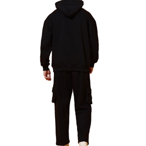 Sweat à capuche en polaire surdimensionné Jogger Hiver Respirant Imprimé Survêtement à capuche Haute qualité Logo personnalisé Coton Vêtements de sport - Product Image 5