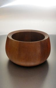 CAPTIVANT PARFAIT POLYVALENT ARTISANAT Bol à pâte en bois fait à la main pour salades de fruits Vintage Ferme rustique de haute qualité - Product Image 5