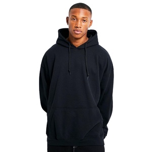 เสื้อฮู้ดดี้ผู้ชายแฟชั่นสตรีทแวร์ พิมพ์ลายสกรีน ผ้าฝ้าย 100% กันน้ำ ทรงโอเวอร์ไซส์ สีพื้น สำหรับฤดูหนาว - Product Image 1