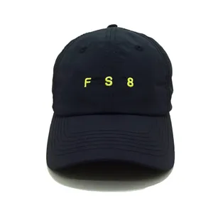 Casquette de baseball noire broderie personnalisée Logo papa chapeau marque d'entreprise personnalisée/Logo personnalisé mode chapeaux par Injae Vina usine