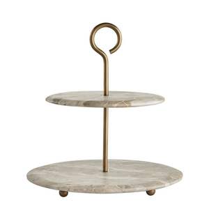 Support à gâteau en marbre de fabricant fiable pour la présentation de desserts, offrant une présentation élégante pour les anniversaires, les mariages et les célébrations - Product Image 6