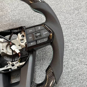 พวงมาลัยคาร์บอนแท้ CE CUSTOM สำหรับรถยนต์โตโยต้า รุ่น Prado 120 150, Yaris, Tacoma, LC79, 4Runner, Mark X, C-HR, 79 Series, Hiace - Product Image 3