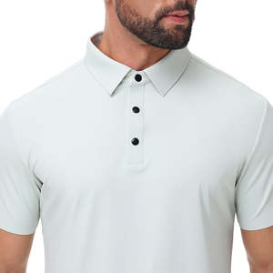 Polos bordados personalizados, venta al por mayor, Polo de poliéster y algodón, camiseta para hombre, personalización que absorbe la humedad, lo último - Product Image 3